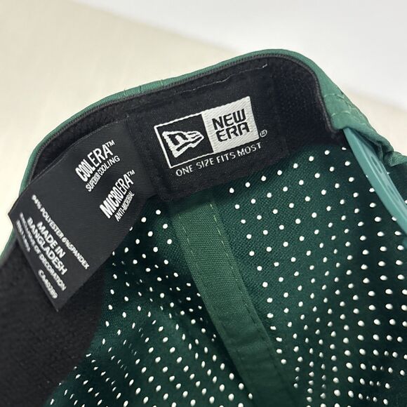 New Era 9Seventy New York Jets Stretch Snap Perf Hat Cap Green Adjustable NEW - Picture 6 of 6